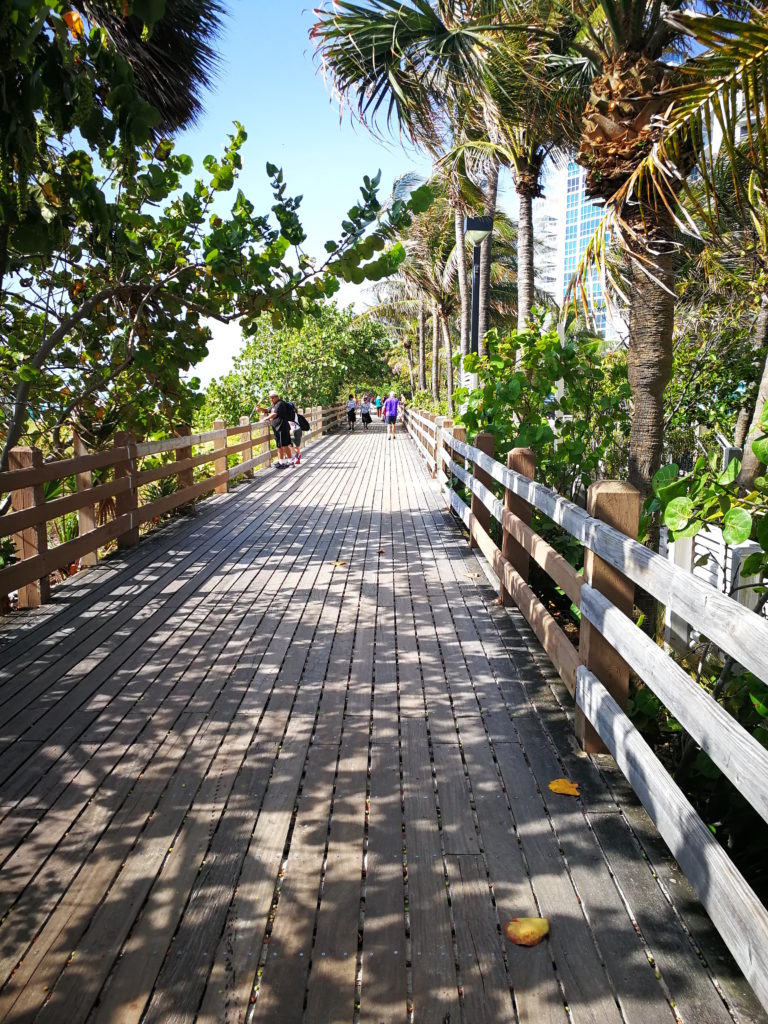 Miami beach broadwalk