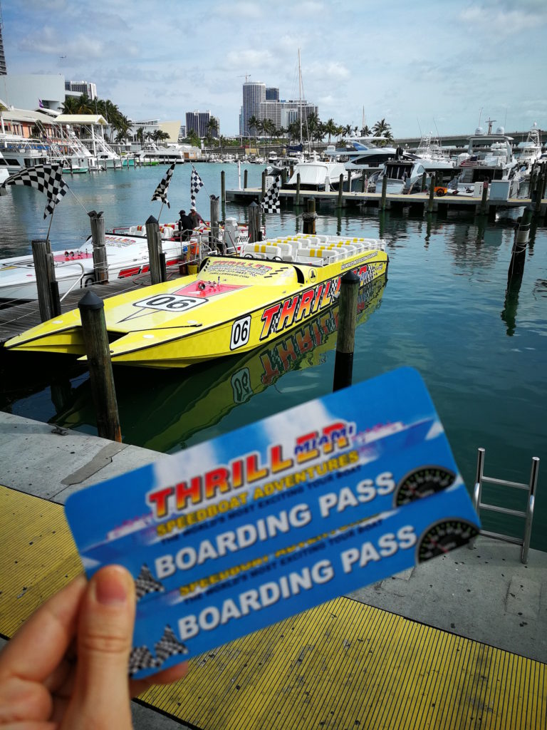 Miami Thriller speedboat