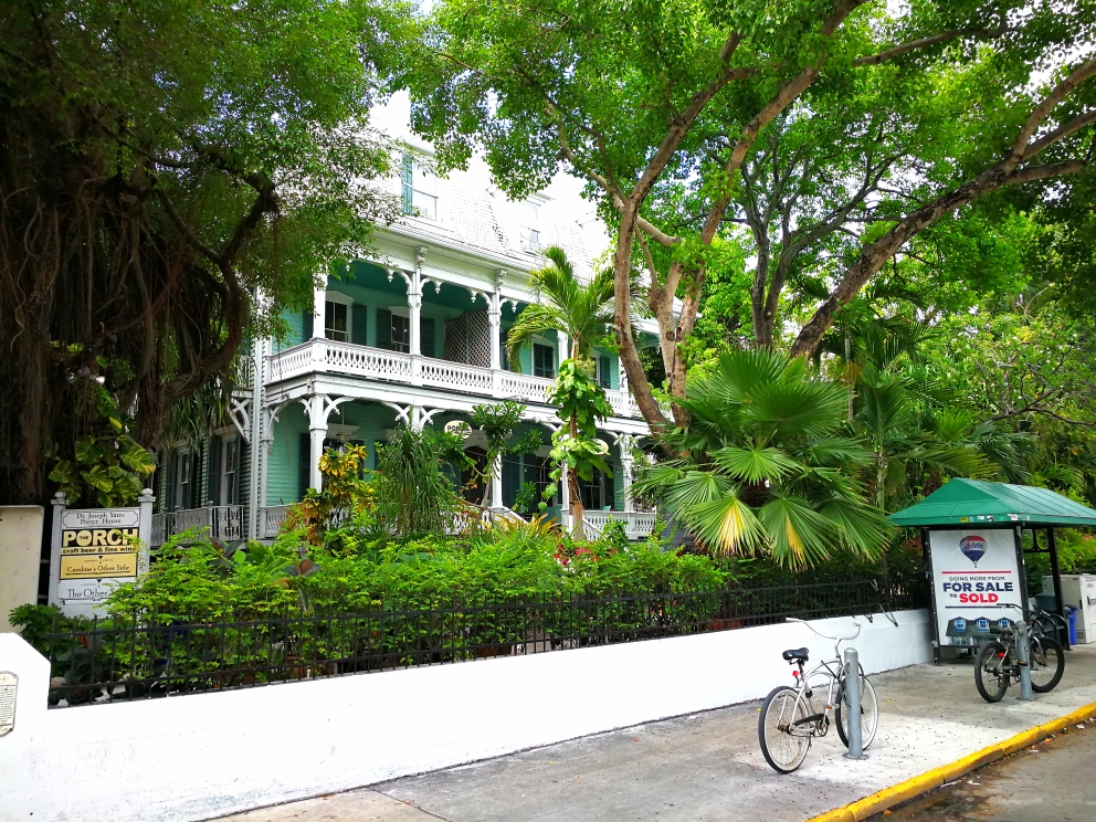 Päivä Key Westissä kauniit talot