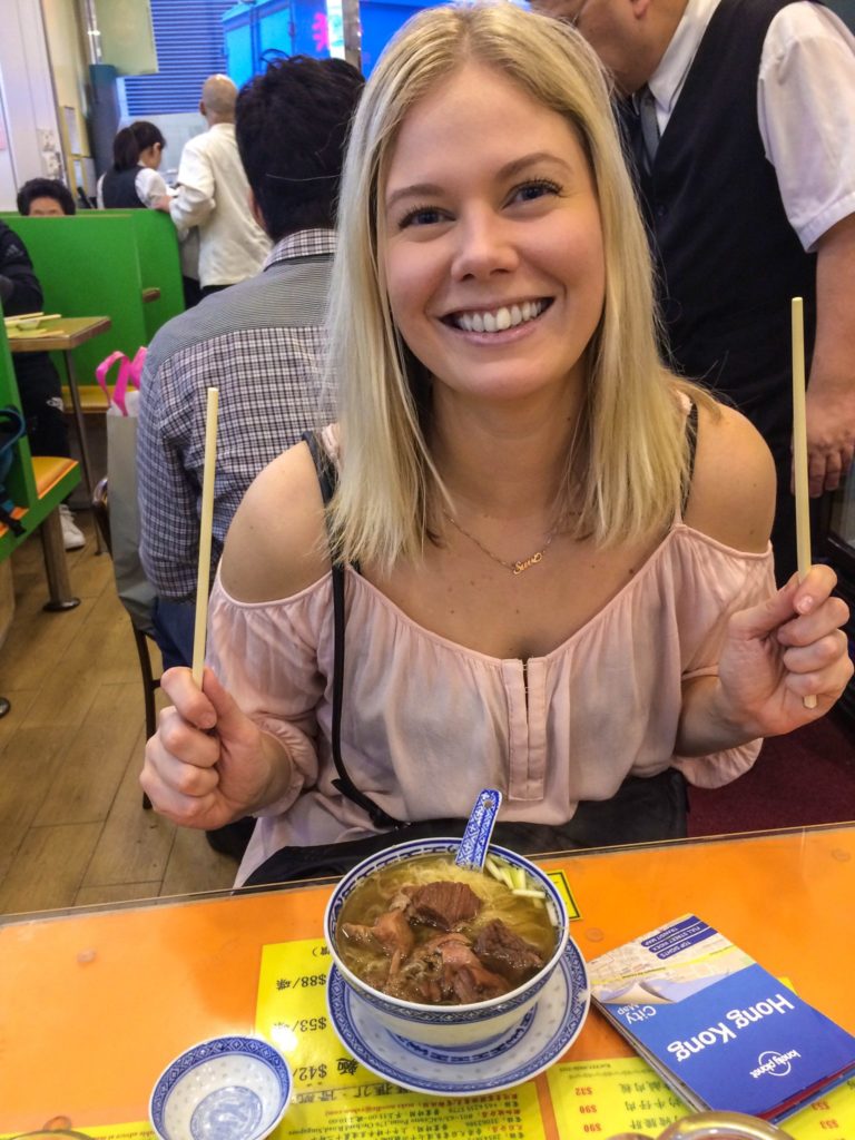 Syömässä Hongkongissa