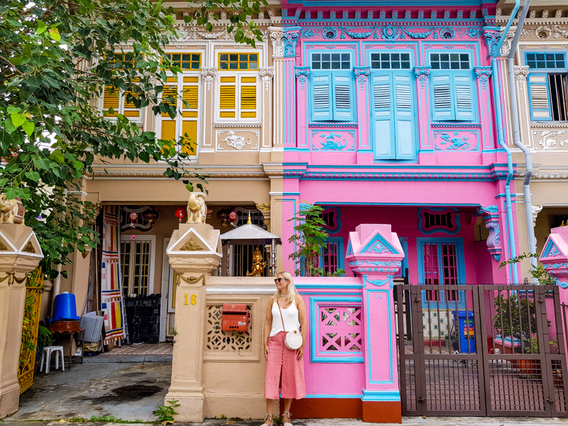 Singapore nähtävyydet peranakan talot