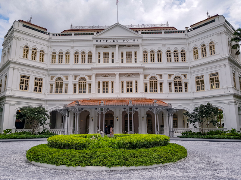 Singapore nähtävyydet raffles hotel