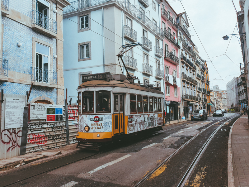 Lissabon kokemuksia raitiovaunut