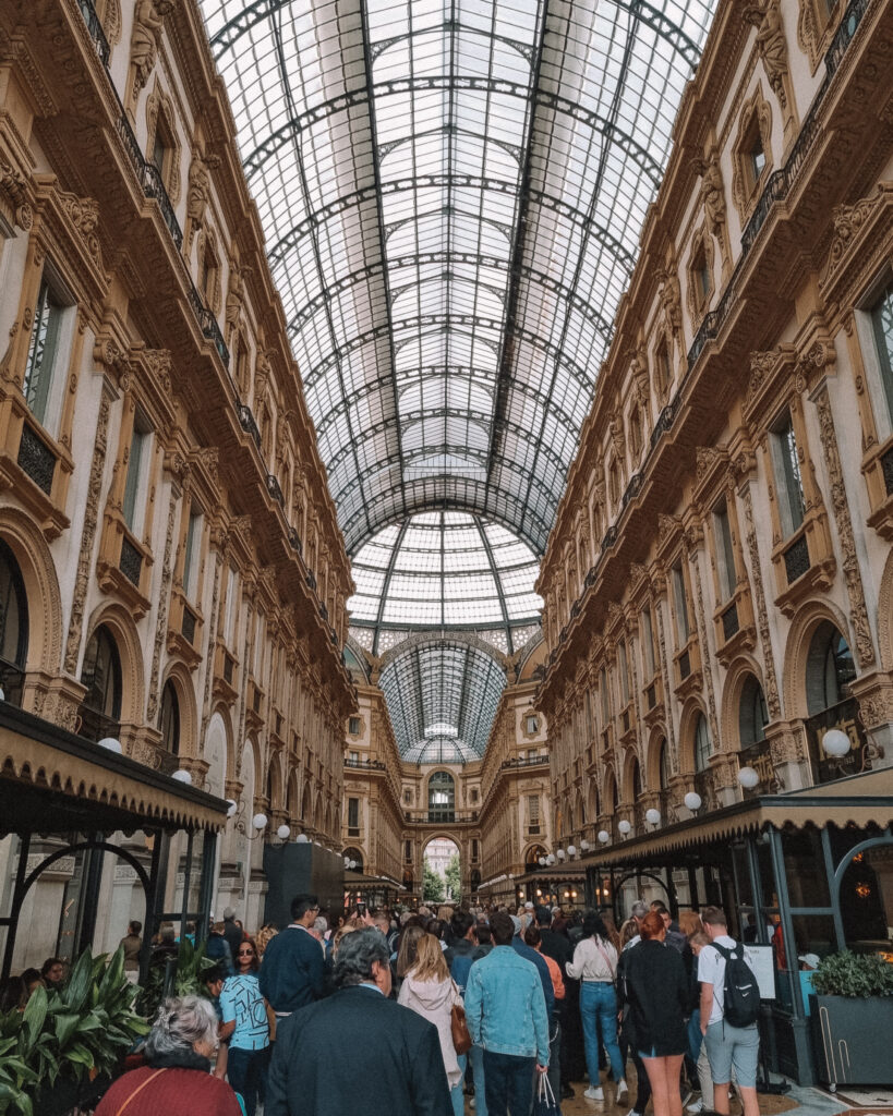Milano kokemuksia Galleria Vittorio Emanuele II