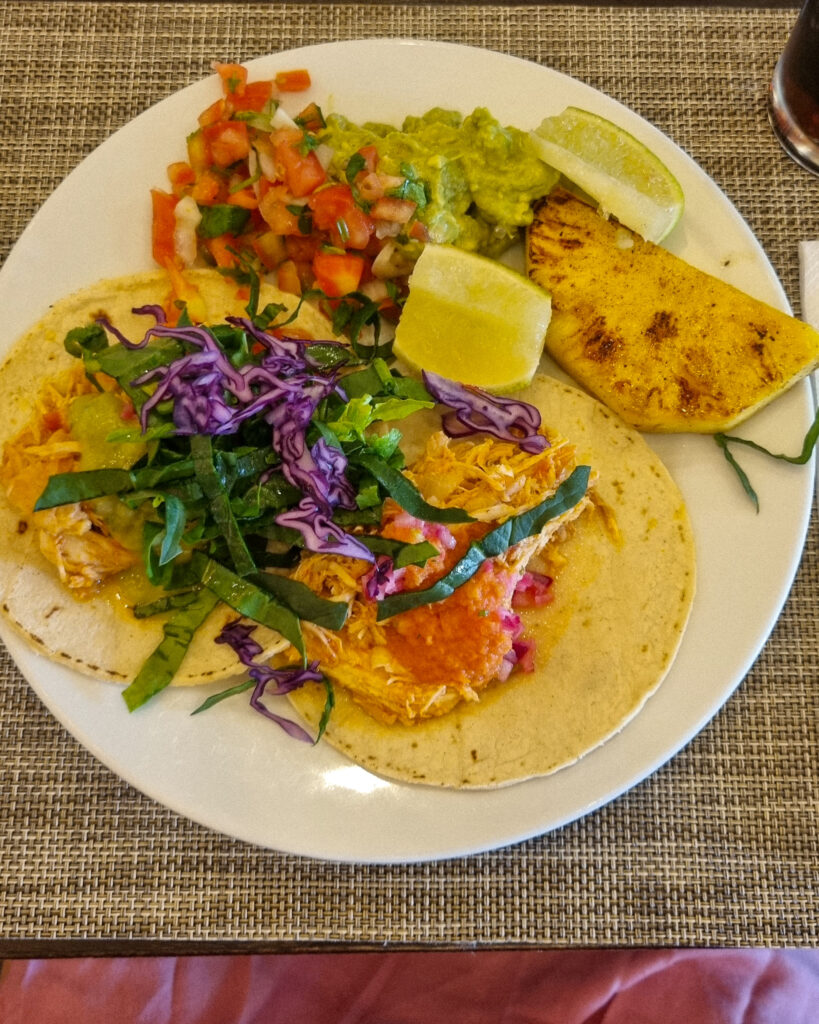 Taco lounas Meksikossa